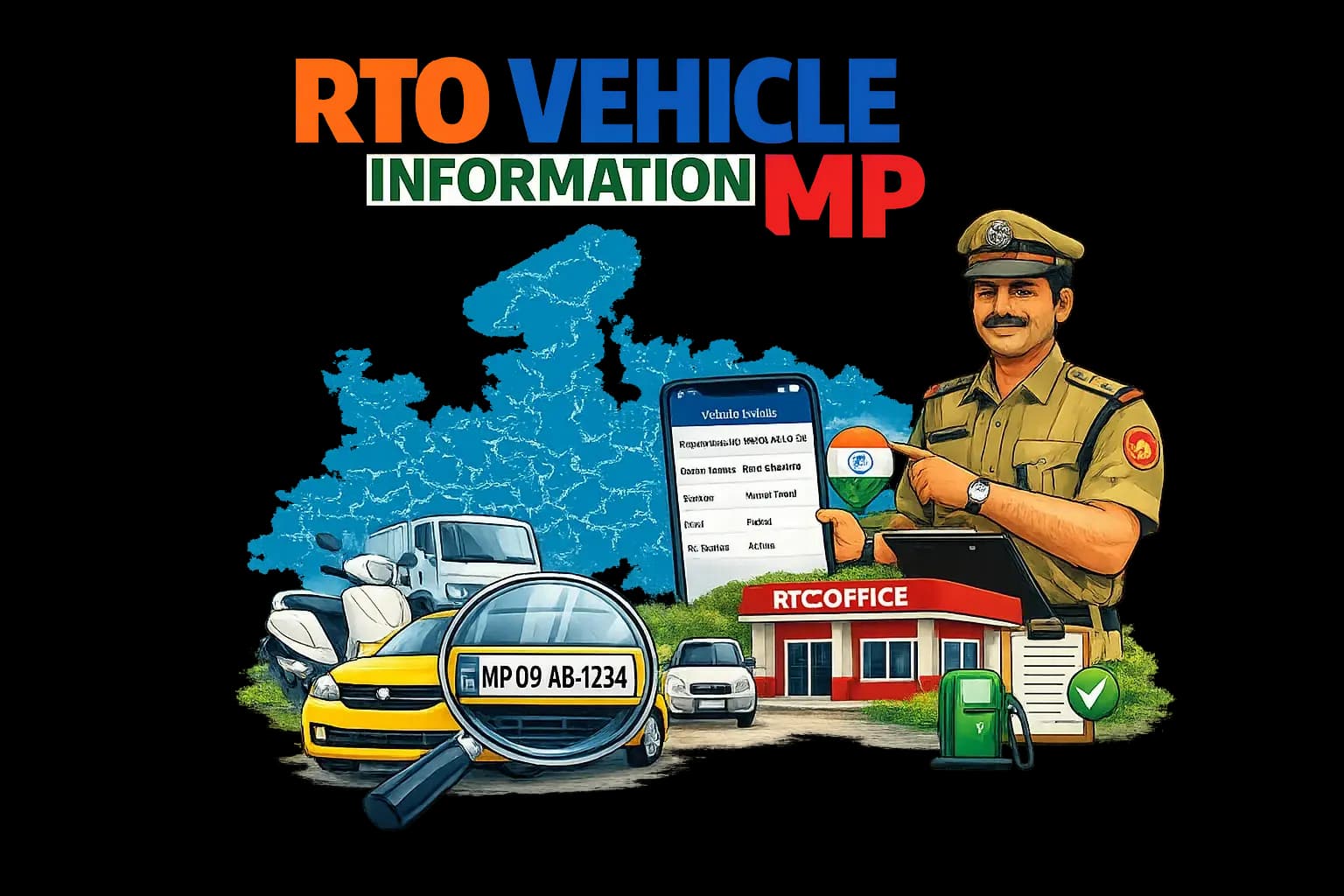 What is RTO Vehicle Information MP illustration