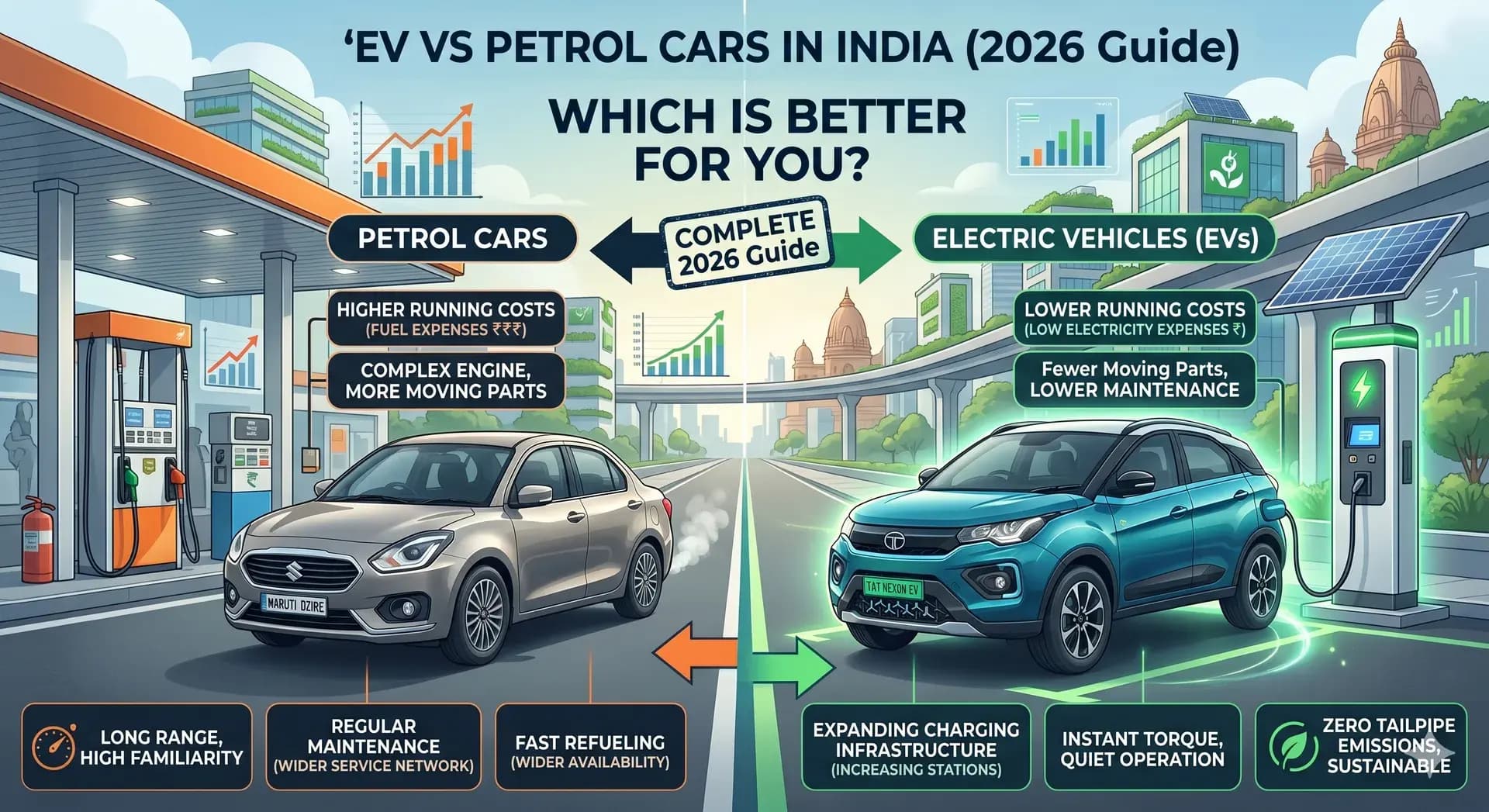EV vs Petrol Car in India (2026): Complete Comparison Guide